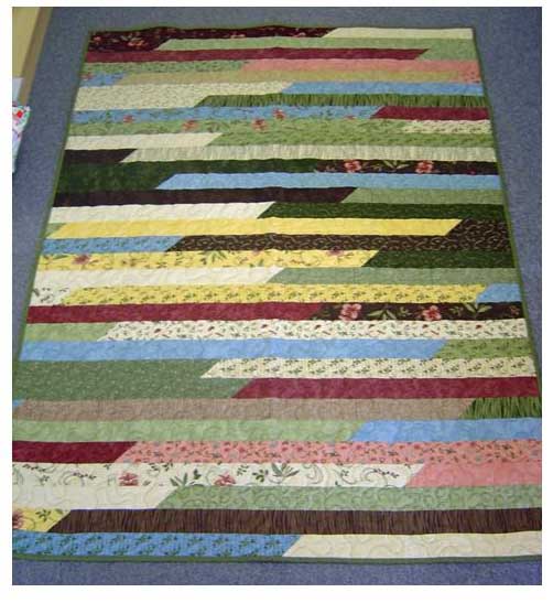 Easiest Ever Jelly Roll Quilt